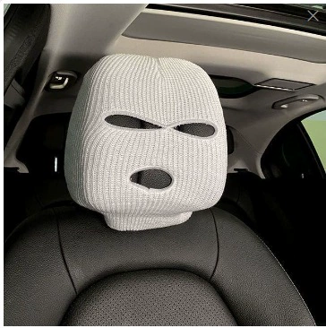 Shake the same car Headrest - sheniu-protective-headgear-white-1