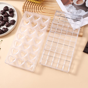 Cross-Border Direct Supply of Plastic Creative Chocolate Molds DIY Baking Tools Chocolate Candy Molds Baking Molds