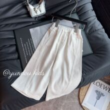 【亲子装】新款秋装加绒加厚韩系直筒裤童装女童亲子装韩版休闲舒