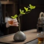 日式陶瓷简约复古插花瓶