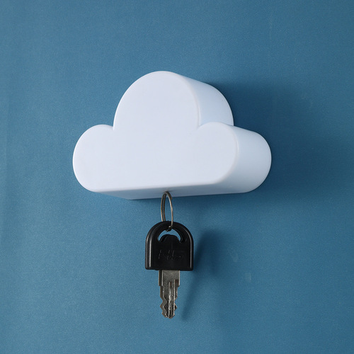 Cloud Key Strong Magnetic Force Non-Piercing Suspension Creative Home Key Storage Anti-Loss Promotional Gift