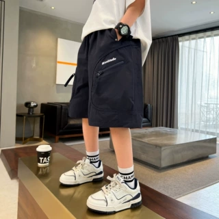 男童短裤夏季薄款2026新款儿童夏款裤子大童速干中裤夏帅气工装裤