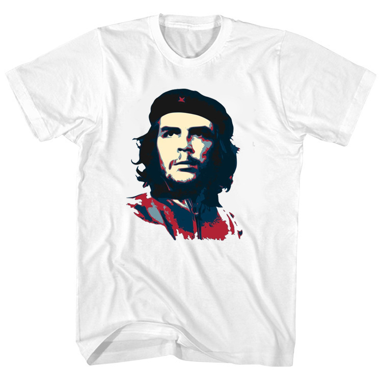 Che Guevara Fighter Portrait Retro Art Men's Short-Sleeved T-Shirt Summer Che Guevara Fighter Portrait Retro Art Men's Short-Sleeved T-Shirt Summer