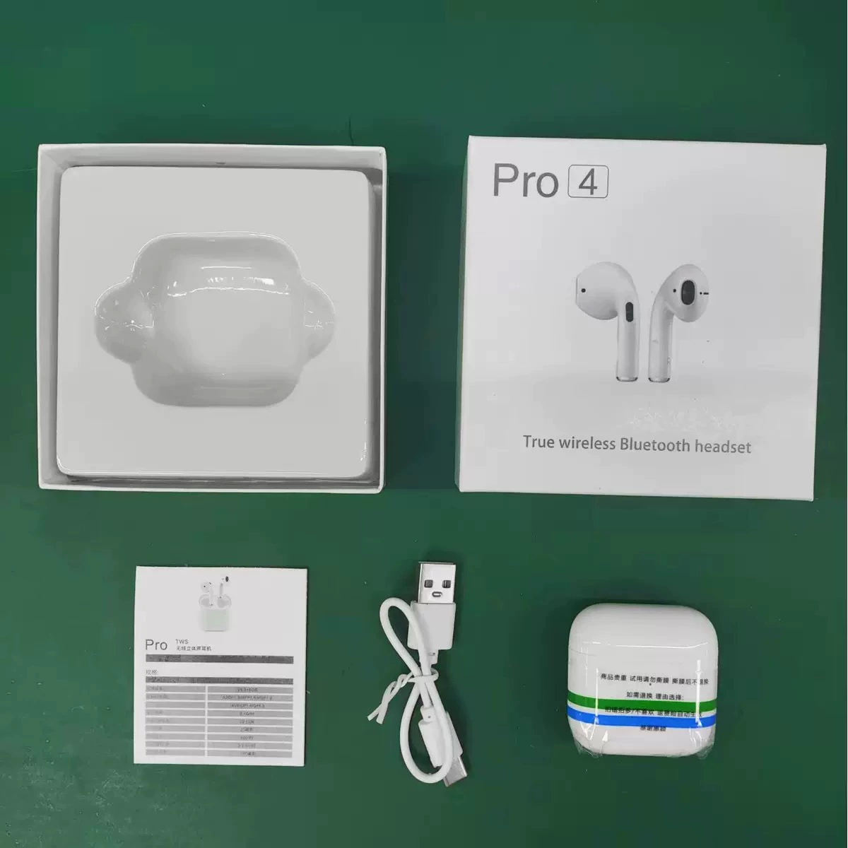 Wireless earbuds Pro series (Pro6/Pro5/Pro4), bluetooth, charging case, compact portable design