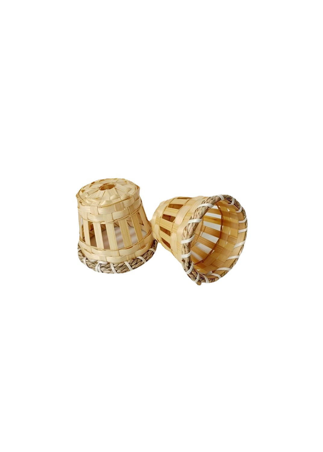 Small straw woven lampshade, factory direct supply