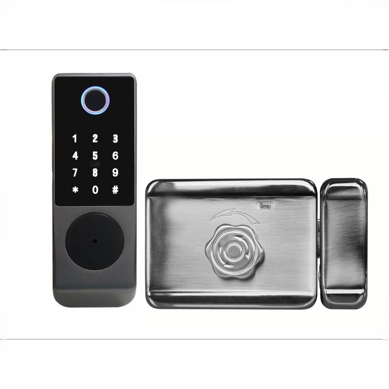Nueva cerradura inteligente, cerradura de huellas dactilares, cerradura de puerta inteligente, puerta de casa, puerta de oficina, cerradura de apartamento, cerradura de hotel, cuerpo de cerradura de contraseña