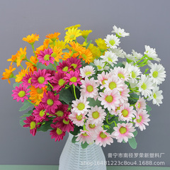 擬似花束21頭の小さいデイジーのカモミールの小さい花の菊の絹の花の造花の田園の家の装飾の花は蘭の菊を跳びます。
