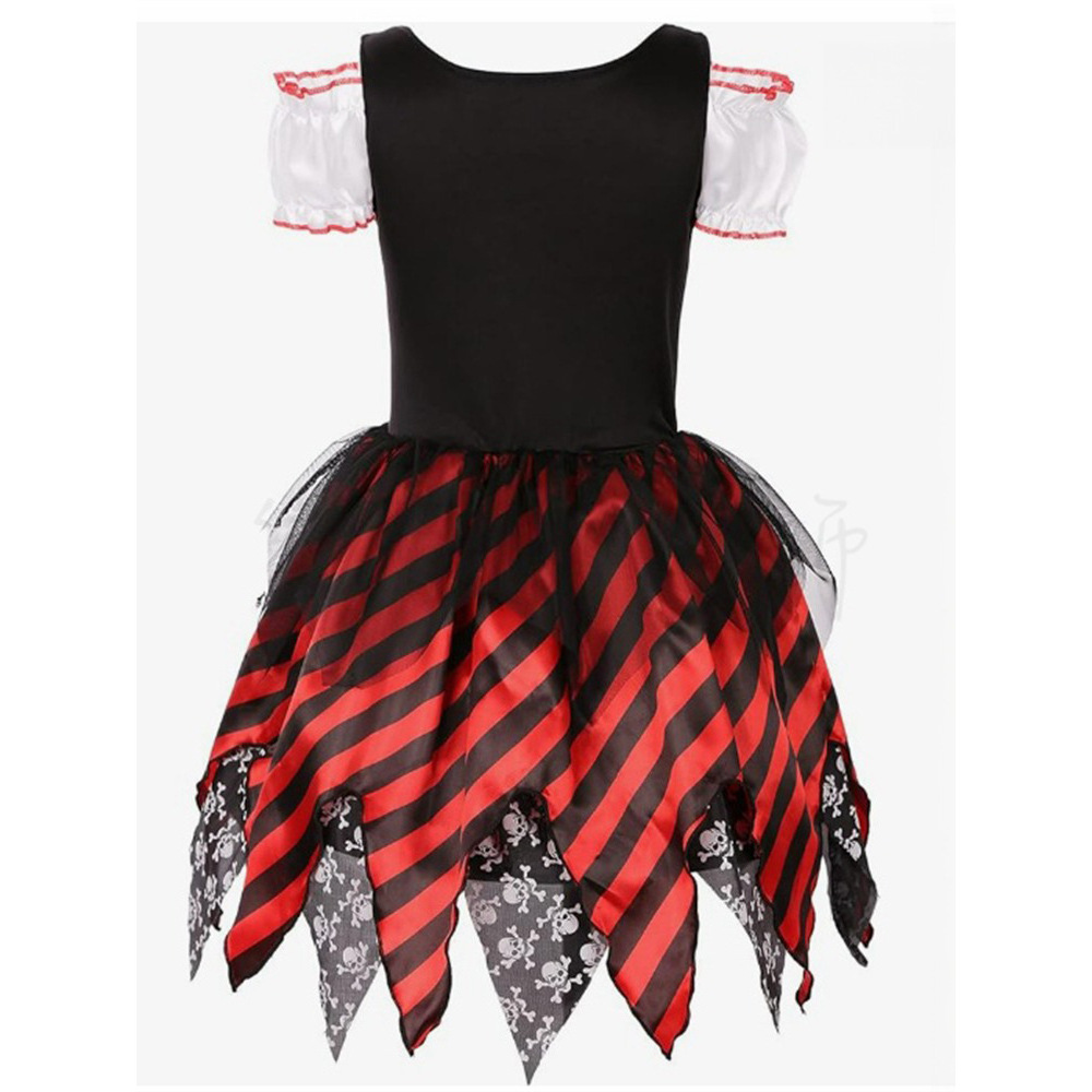 Cosplay de Halloween transfronterizo Piratas del Caribe disfraz de niña cos disfraz de actuación de mascarada traje de actuación