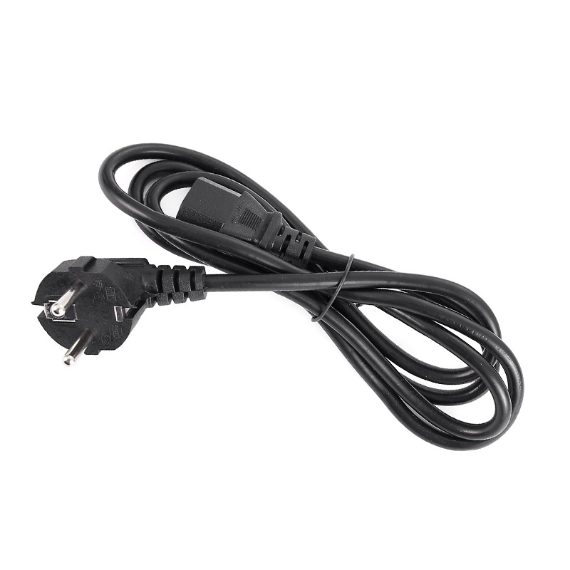 Cable de alimentación estándar europeo para comercio exterior transfronterizo con enchufe estándar europeo, cable de alimentación estándar europeo con enchufe estándar europeo, 1,5 metros