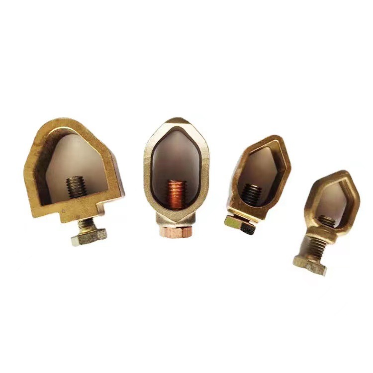 厂家直供 接地棒A型线夹 接地线夹 青铜线夹、黄铜线夹  紫铜线夹