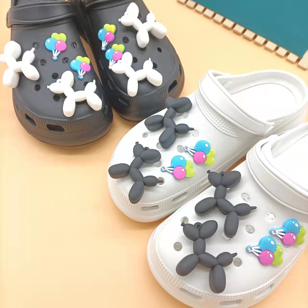 Cute Cartoon Shoe Buckle Accessories Bubble Dog  Shoe Buckle display picture 2