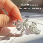 夸张水滴18k耳饰耳钉