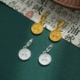 设计师瓦当浮雕耳环