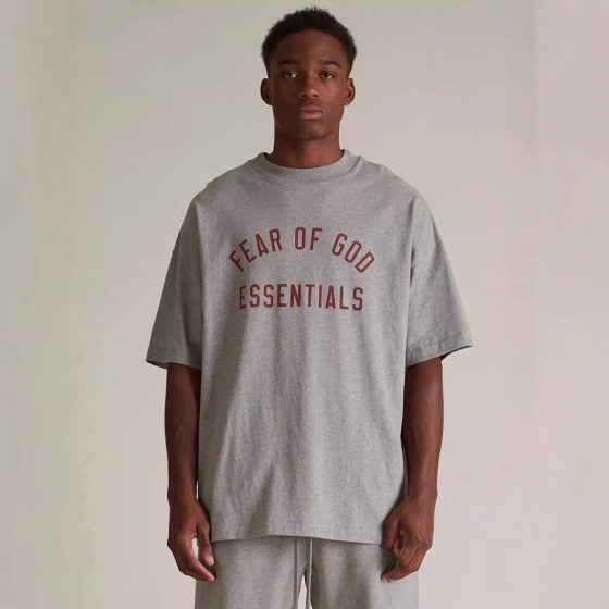 Fog New Essentials ZONE 24FW Back to School Trendy Brand Te Round Neck Straight Short Sleeve T-Shirt for Men and Women