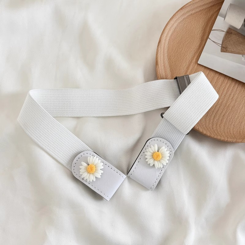 Cinturón perezoso para mujer jeans apretar cinturón portátil cintura artefacto cinturón invisible cinturón elástico simple