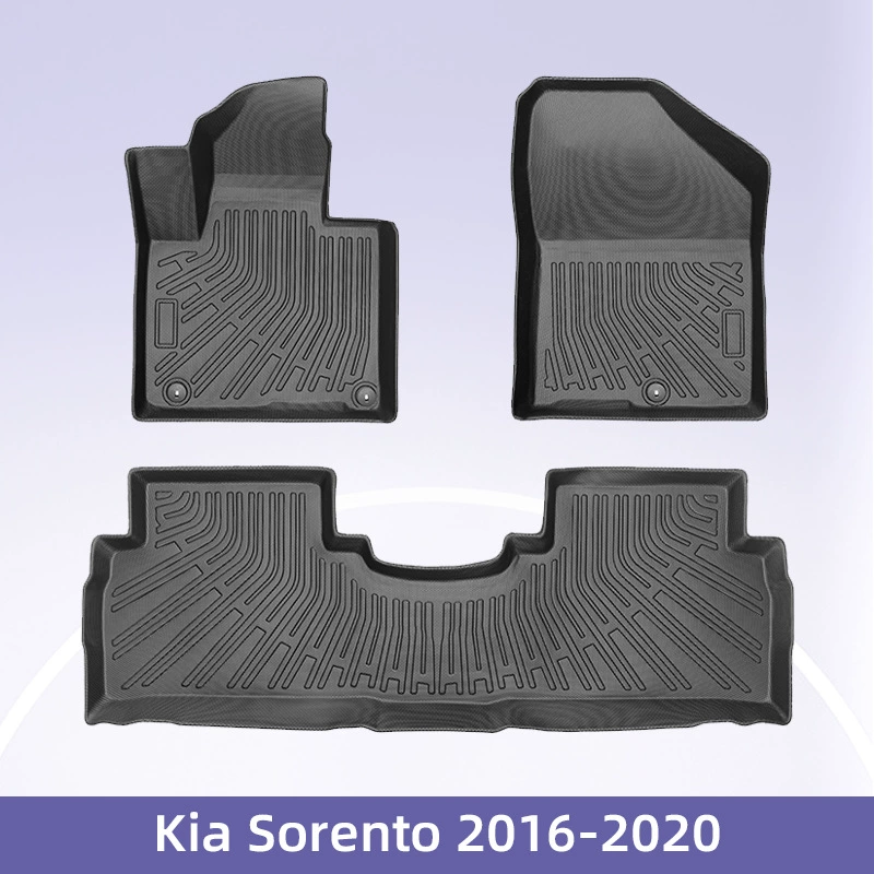 Для Kia Sorento5 мест 2016-2020 Топливо 3D 24/7 Материал TPE коврик для ног автомобиля