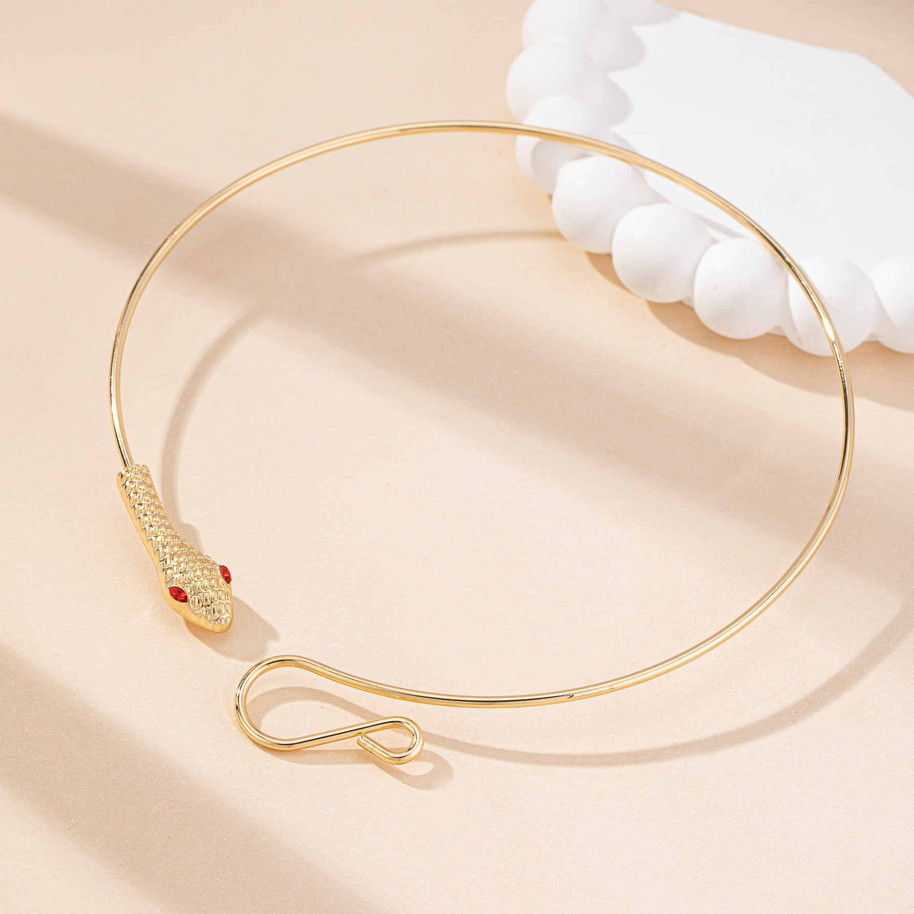 Banquet, Tea Party Occasion Alloy Material Retro Snake Alloy Choker Wholesale