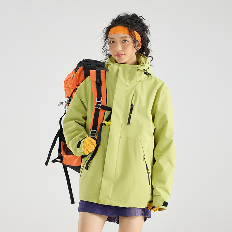 啄木鸟冲锋衣女2025新款秋冬三合一户外巨好看情侣早秋山系夹克男|undefined
