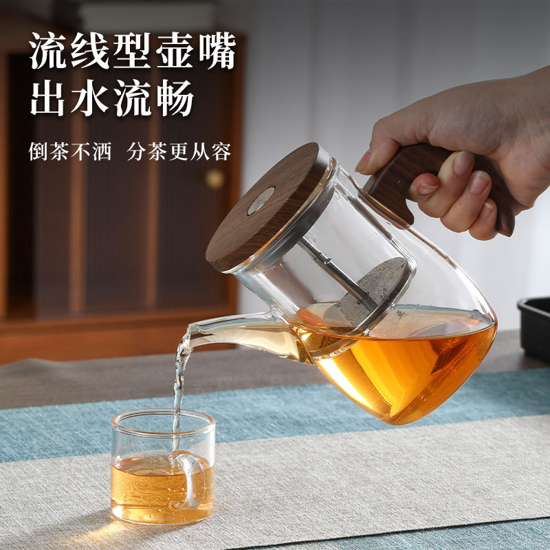 Glass teapot for home use