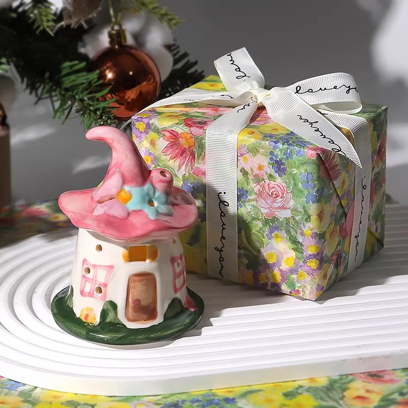 La atmósfera de la casa mágica, luces nocturnas, decoraciones de escritorio, regalos de cumpleaños para las niñas y amigas, Navidad.