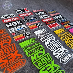 Motorcycle reflective decal race sponsor side strip decal TMAX530 modification sticker Waterproof sun protection