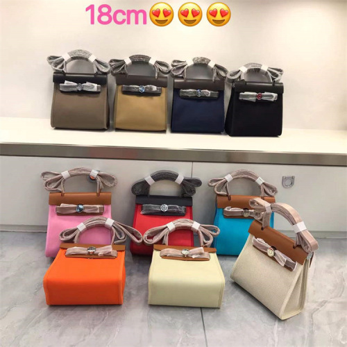 Wholesale Kelly Canvas Backpack with Leather Accents Fashion Single Shoulder Crossbody Bag for Beginners