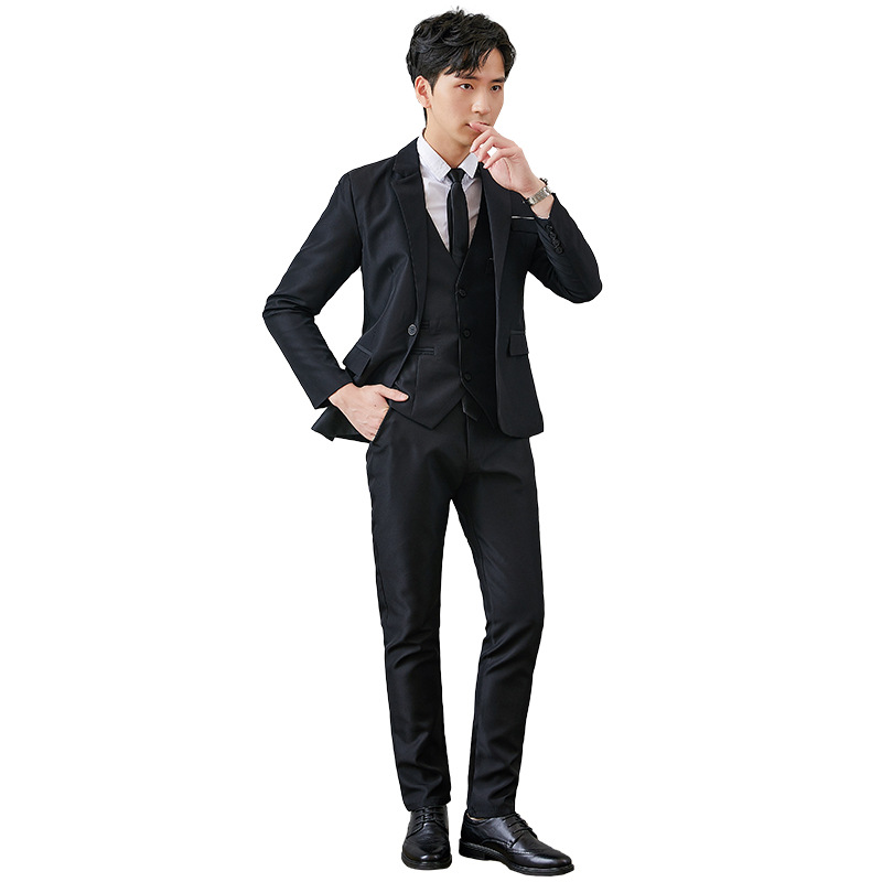 Traje traje de tres piezas de negocios casual traje profesional formal vestido de dama de honor traje novio vestido de novia primavera y otoño