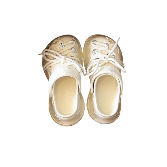 Thick Sole Shoes Women's 2025 Summer New Outfit Niche Design Feeling Heightened Beach Sandals