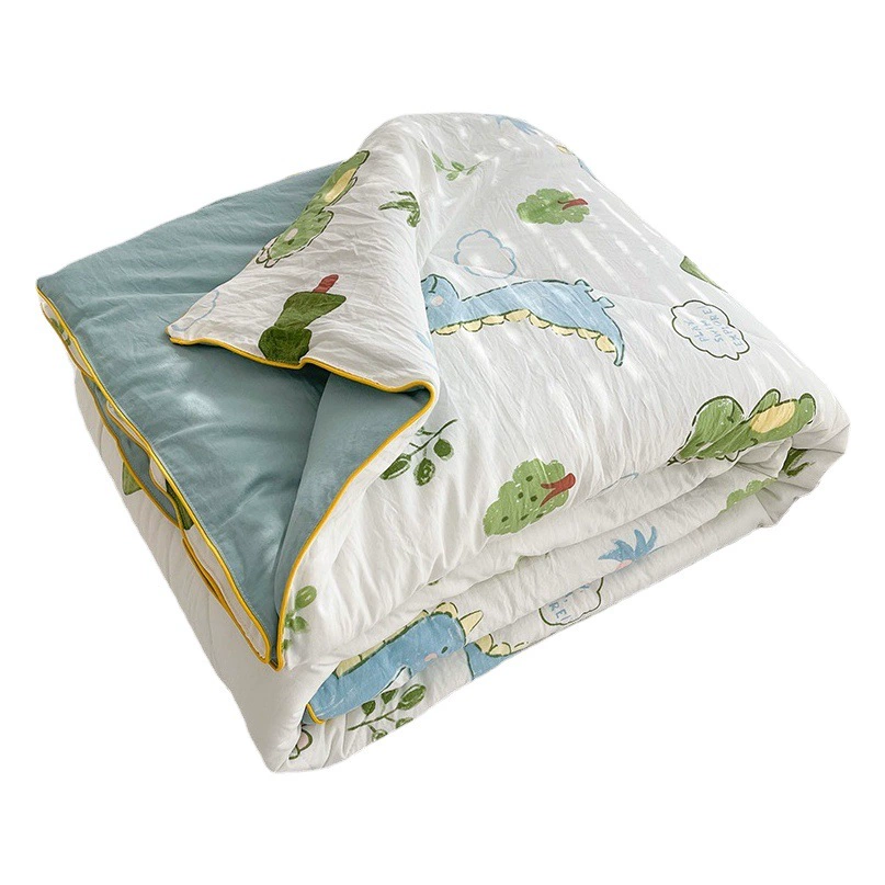 Складчатое марлевое летнее одеяло для беременных и малышей класса А, летнее одеяло из соевого волокна, приятное для кожи одеяло с кондиционером, детское одеяло, оптовая продажа