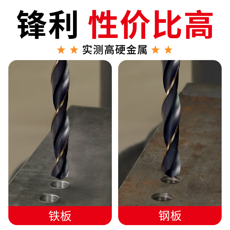 麻花钻头不锈钢 高速钢金属合金直柄钻头手枪电钻咀