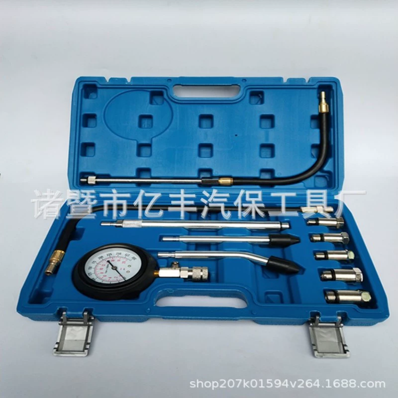 Новый манометр цилиндра, инструмент для обнаружения давления цилиндра, манометр для цилиндра автомобиля и мотоцикла
