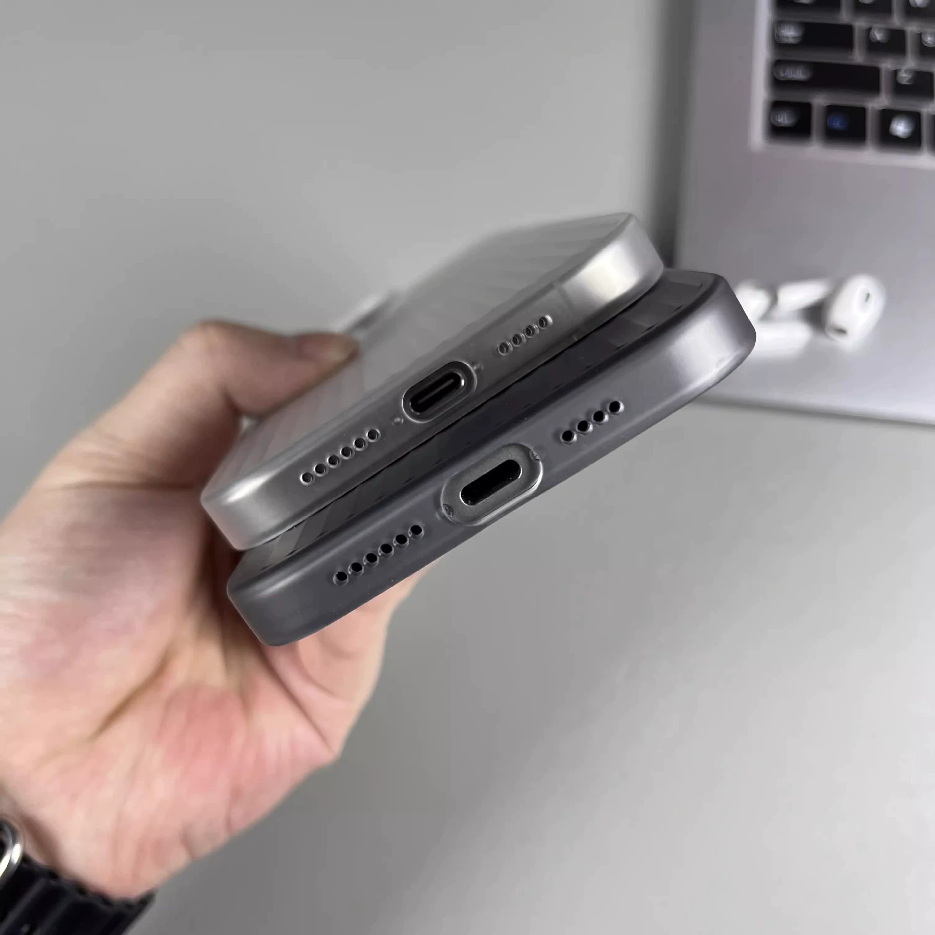 Apple, совместимый чехол для iPhone17, металлический матовый чехол для телефона, 17 Pro Max