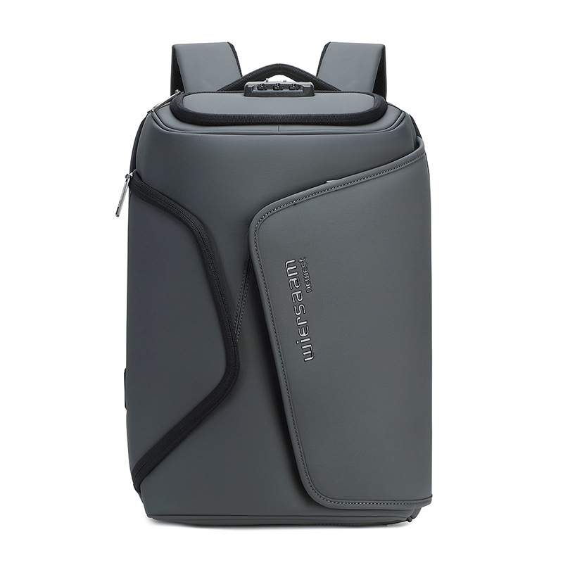 Zakelijke rugzak Trendy waterdichte rugzak voor heren Anti-diefstal rugzak voor heren Grote capaciteit Zakelijke reis Multifunctionele reiscomputertas Lichtgewicht_voghion.com