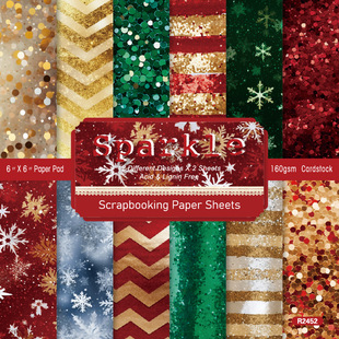 DIY photo album clip book hand account material paper card making background paper 6 inch single-sided pattern paper R2452