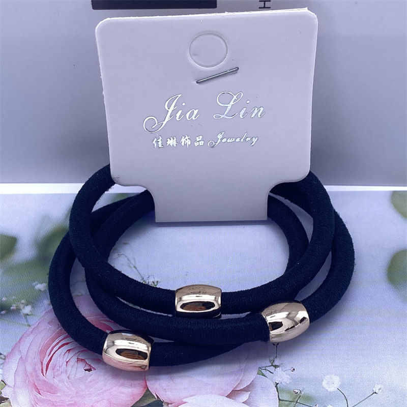 Tarjeta de pedido de 5 piezas de alto elástico 06 perlas de etiquetado banda de pelo sin costuras banda de pelo banda de goma un yuan dos yuanes tienda de accesorios para el cabello accesorios para la cabeza