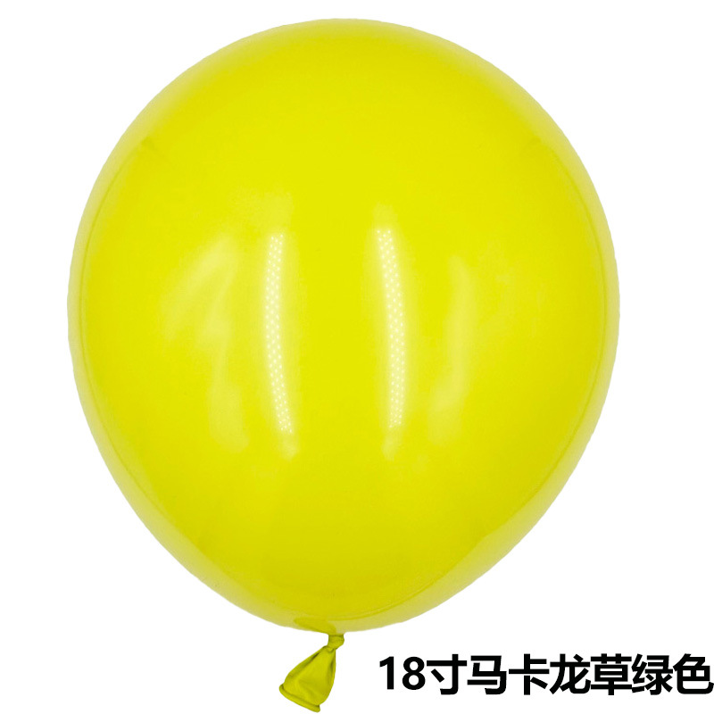 Globo de macarón al por mayor decoración escenario de diseño de confesión de boda espesa 18 pulgadas globo de látex