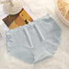 Silk pants, cotton breathable cute fresh trousers, 3D