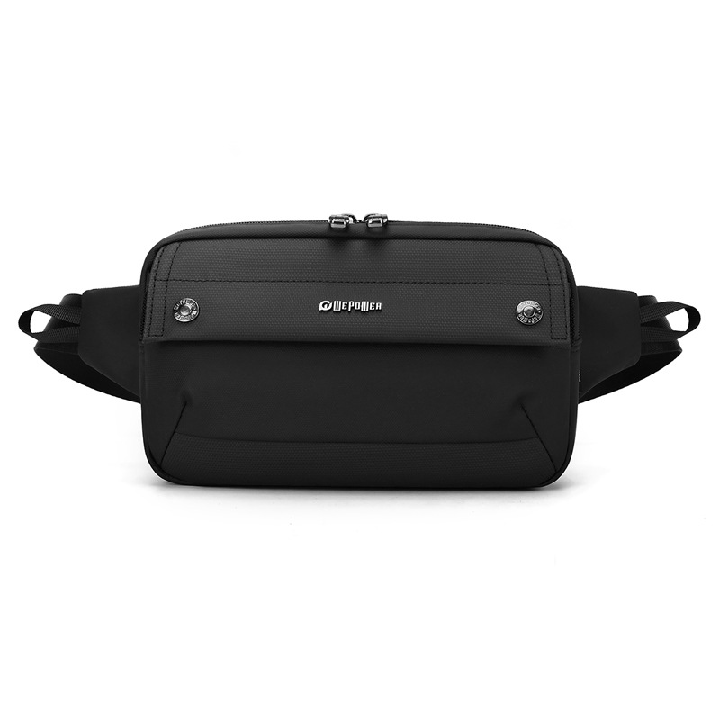 WEPOWER nuevo bolso cuadrado simple, bolso de cintura de moda casual versátil, bolso de pecho de viaje a prueba de derrames