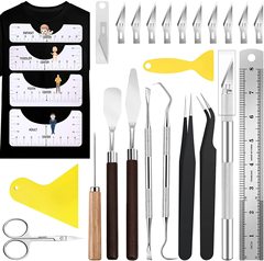 26点セットの精密工芸の草取り道具は、ビニル基を取り除くために使われています。