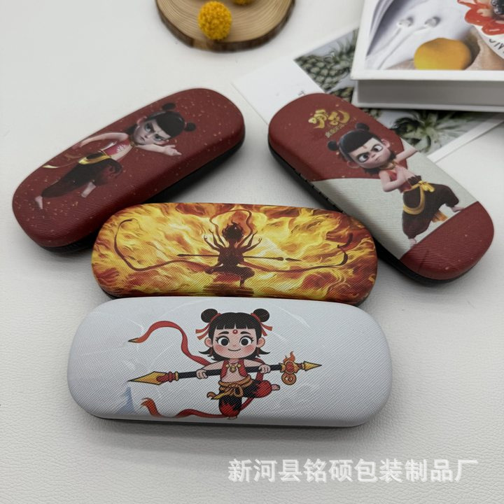 Nezha Glasses Box Cartoon Sunglasses Storage Box Compression-resistant Portable Cartoon Sunglasses Student Myopia Glasses Box