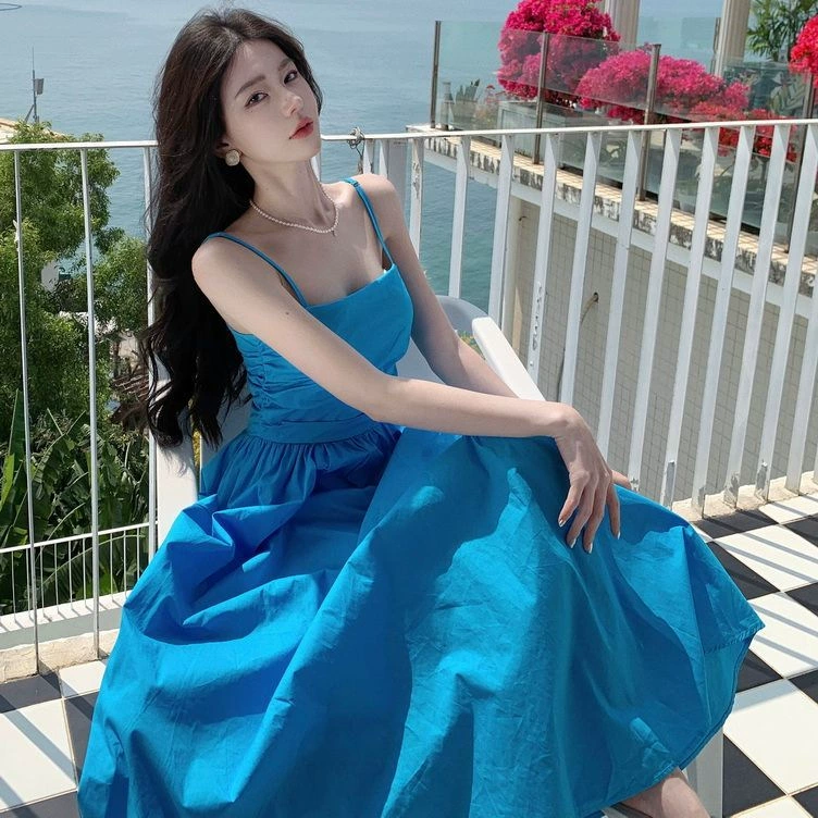 Дали, Юньнань, путешествуют в платье, женщины Санья, фото, пляжная юбка, Хайнань, французская подтяжка, длинная фея