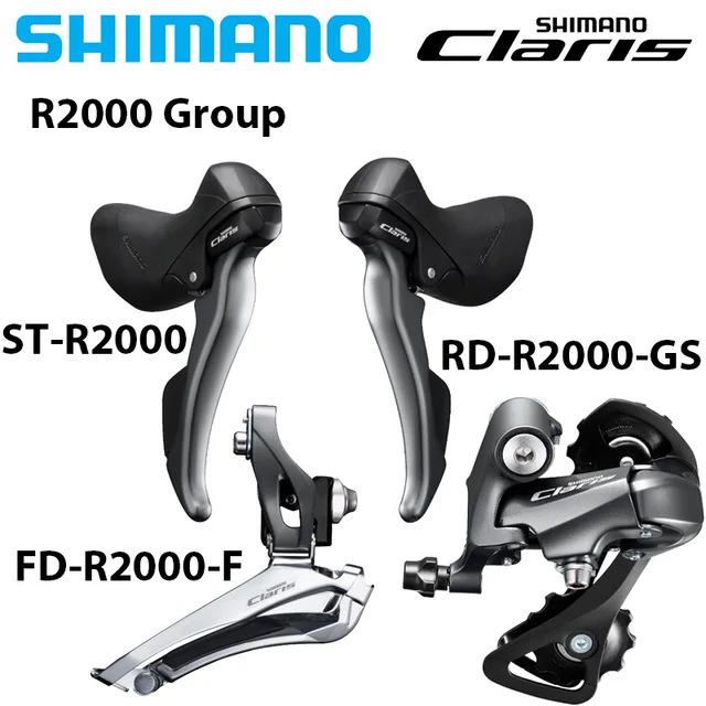SHIMANO R2000 juego pequeño R2000 cambio manual R2000 delantero R2000 coche de carretera trasero 2 × 8 kits de velocidad