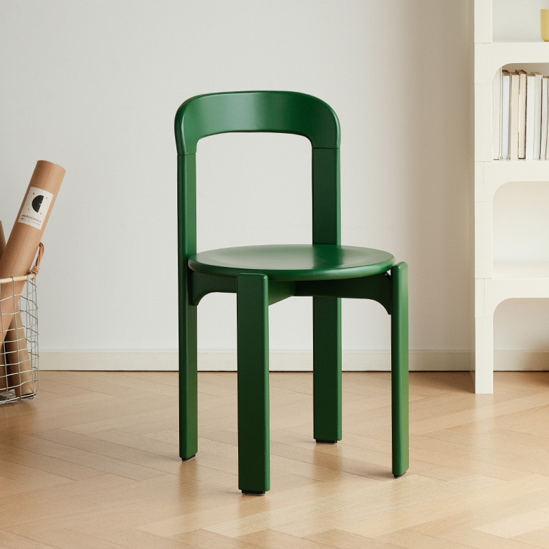 북유럽 중세 단단한 나무 식탁 의자 REY CHAIR 인터넷 연예인 디자이너 카페 작은 가족을 위한 간단한 식탁과 의자