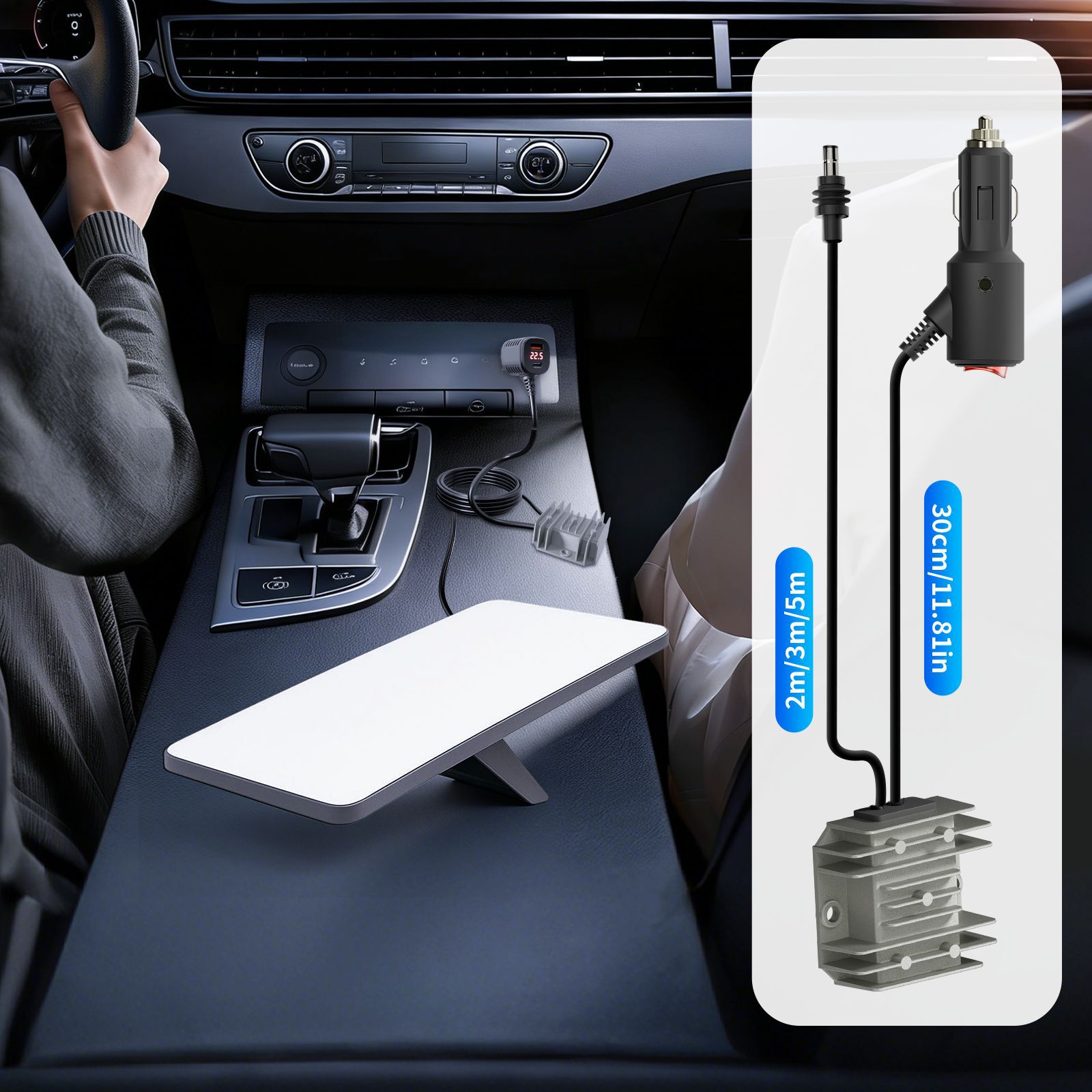 Cross-Border Hot-Selling 12V24V to 30V3.5A Power Converter Mini Cable 12V to 30V3.5A Boost Power Supply