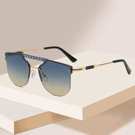 新款时尚连体片太阳镜10186 欧美个性女士墨镜 跨境潮流太阳眼镜
