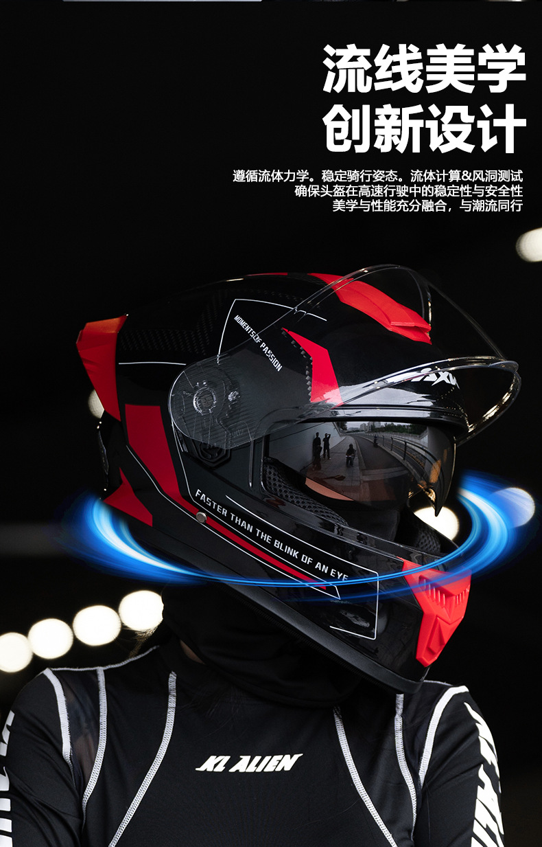 3C/DOT Motorcycle Helmet for Men, Warm Winter Popular Helmet, Full-Coverage Safety Helmet for Women on Electric Motorcycles