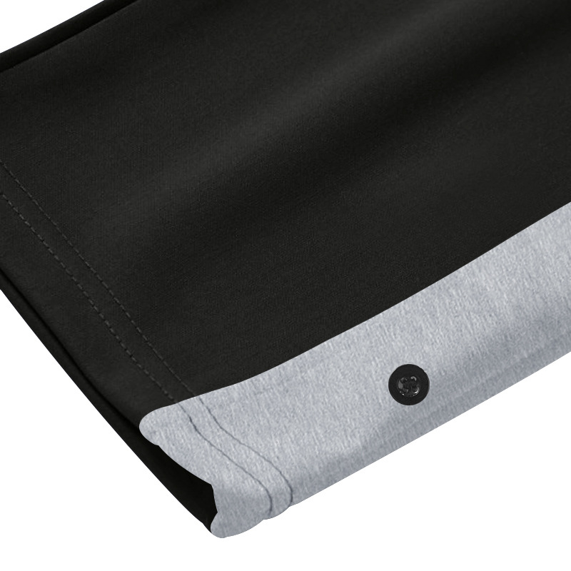 Men's clothing heavyweight casual sports men's autumn loose patchwork oversize straight wide leg large size trousers_voghion.com