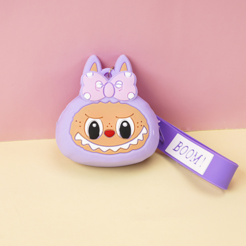 メーカーが生産するネズミ駆除パイオニアラブブキーホルダーペンダントシリコンバッグかわいい子供用小銭入れ|undefined