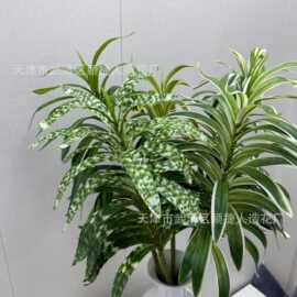 婚庆仿真绿植短枝长支富贵竹工程假叶仿真花家居装扮高仿真花束