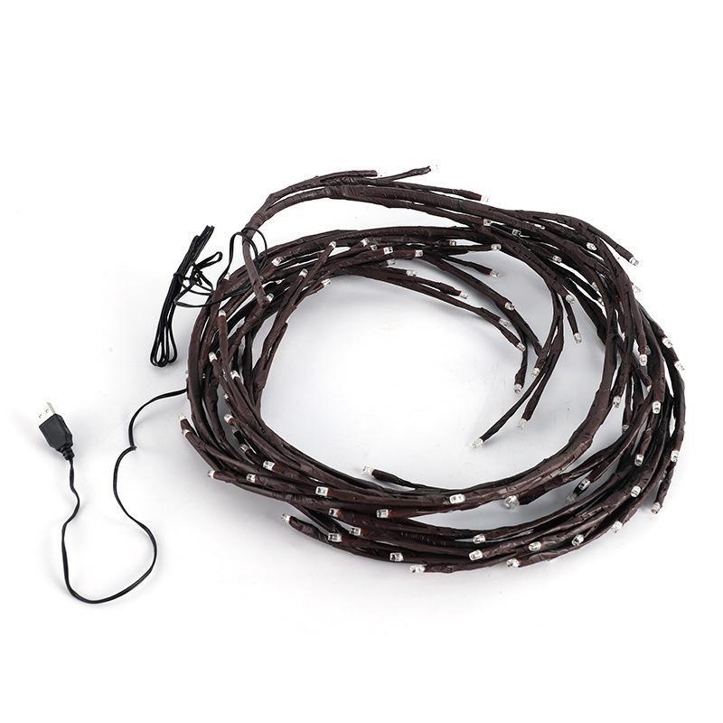 Nueva lámpara de árbol LED lámpara de ratán lámpara de modelado flexible lámpara de decoración de la pared de la habitación atmósfera lámpara de color al por mayor